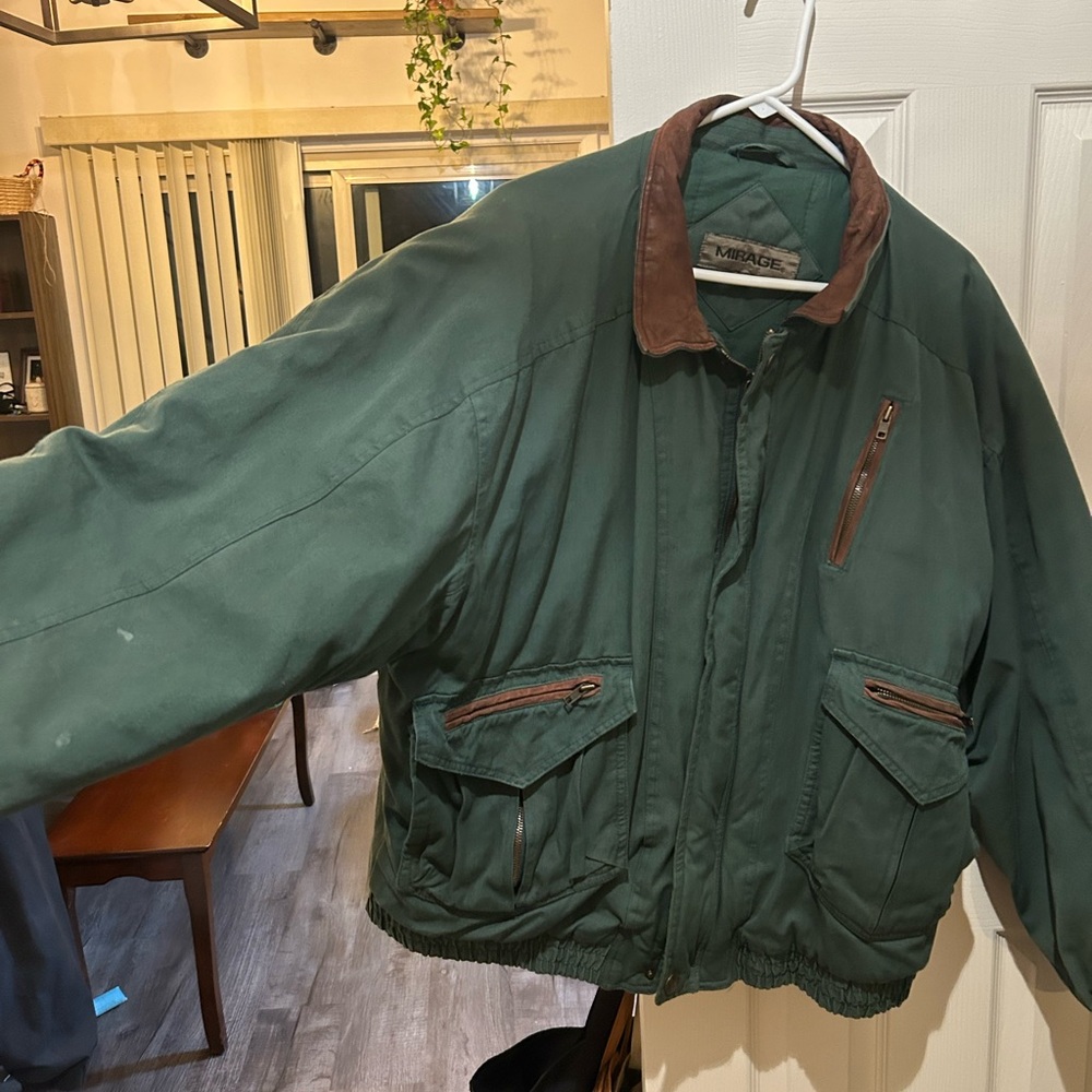Mirage Bomber Jacket w leather trim